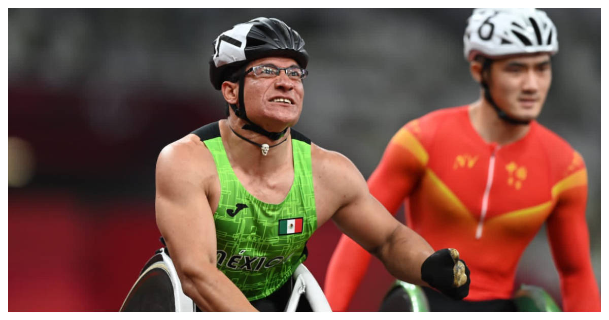 Juan Pablo Cervantes García gana oro para México los 100m T54 en París 2024