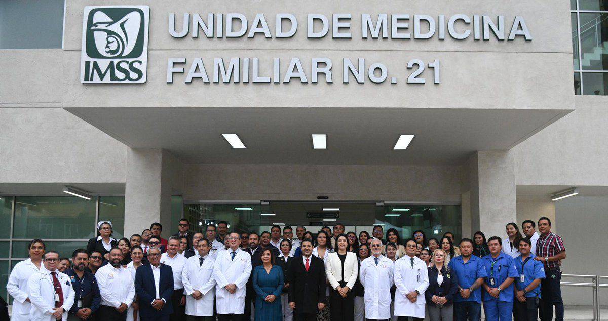 Inauguran Unidad de Medicina Familiar 21 afectada por sismo de 2017 en CDMX