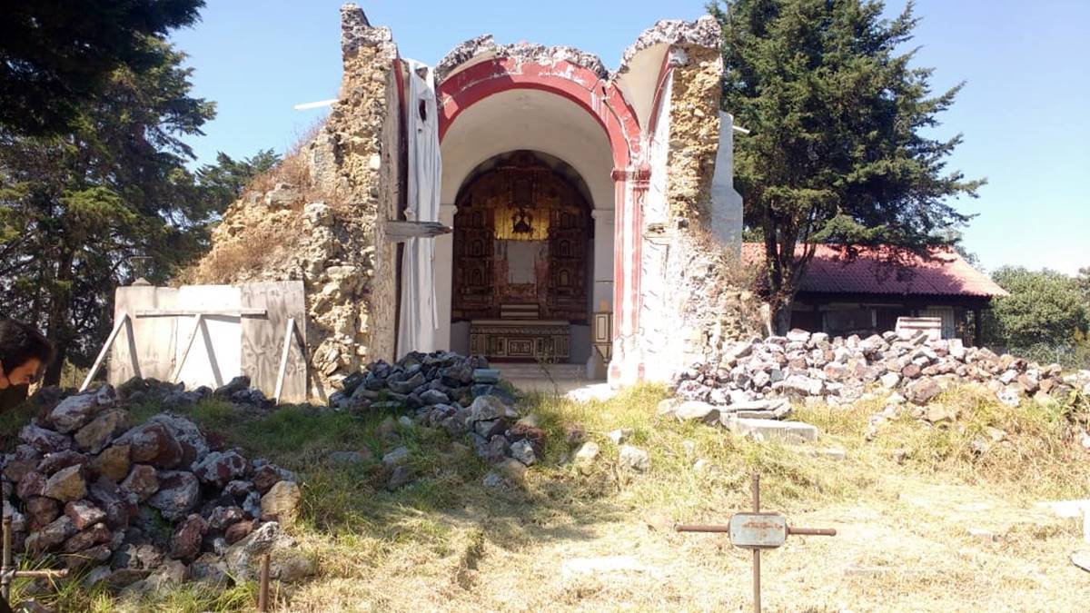 Capilla del S. XVII en Amecameca sobrevive a temblores y un incendio