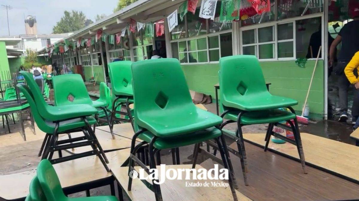 Coacalco: Suspenden clases cuatro escuelas tras inundaciones