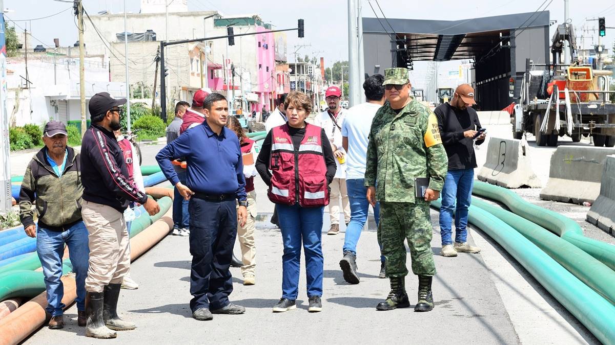 “No nos vamos de Chalco hasta resolver”: Delfina GómezDelfina Gómez