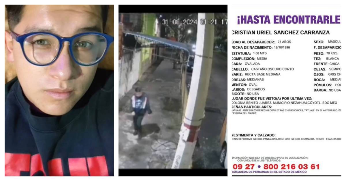 Nezahualcóyotl: Hallan sin vida a Cristian Uriel Sánchez Carranza tras días de búsqueda