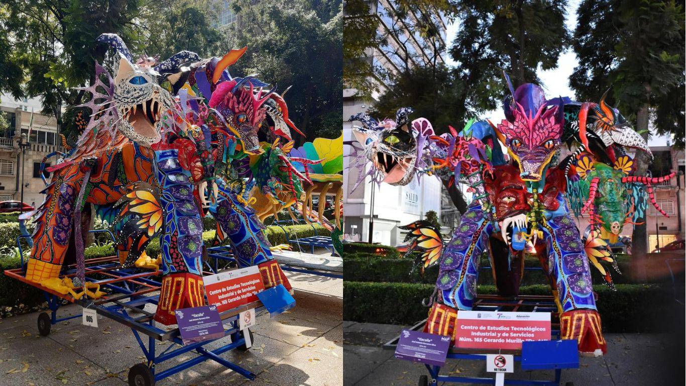 ”Tlacuilo” de Ecatepec está entre los mejores alebrijes monumentales