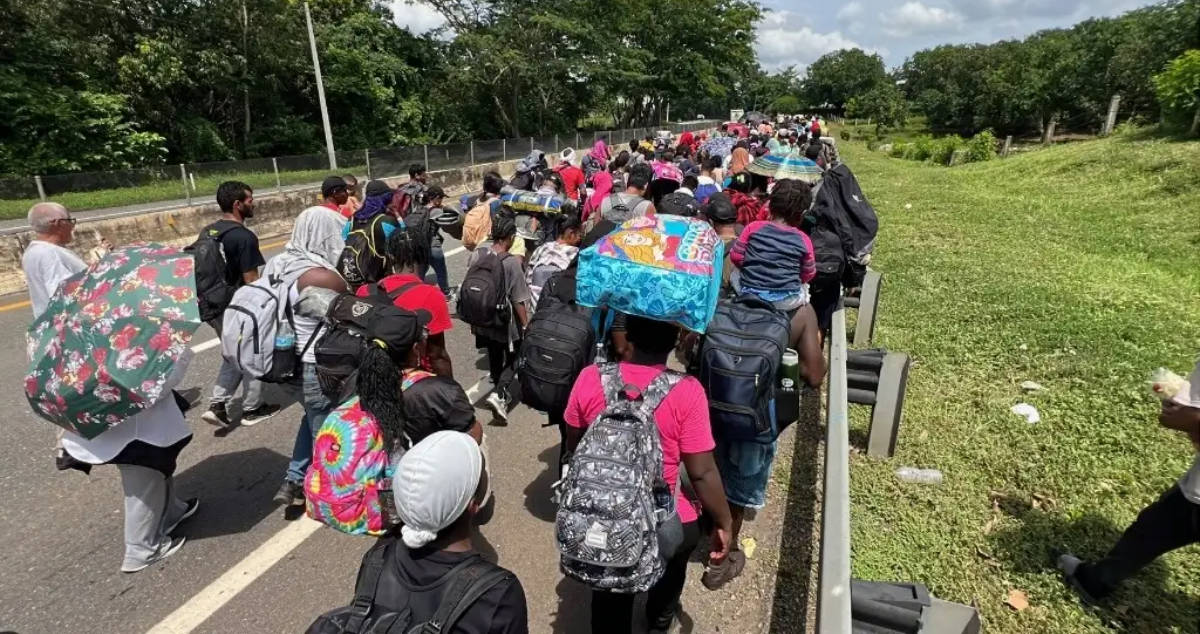 Sale nueva caravana con 800 migrantes desde Tapachula, Chiapas