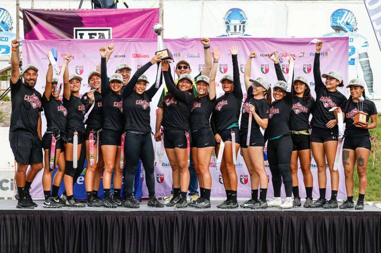 Raptors de Naucalpan ganan primer campeonato femenil de la LFA