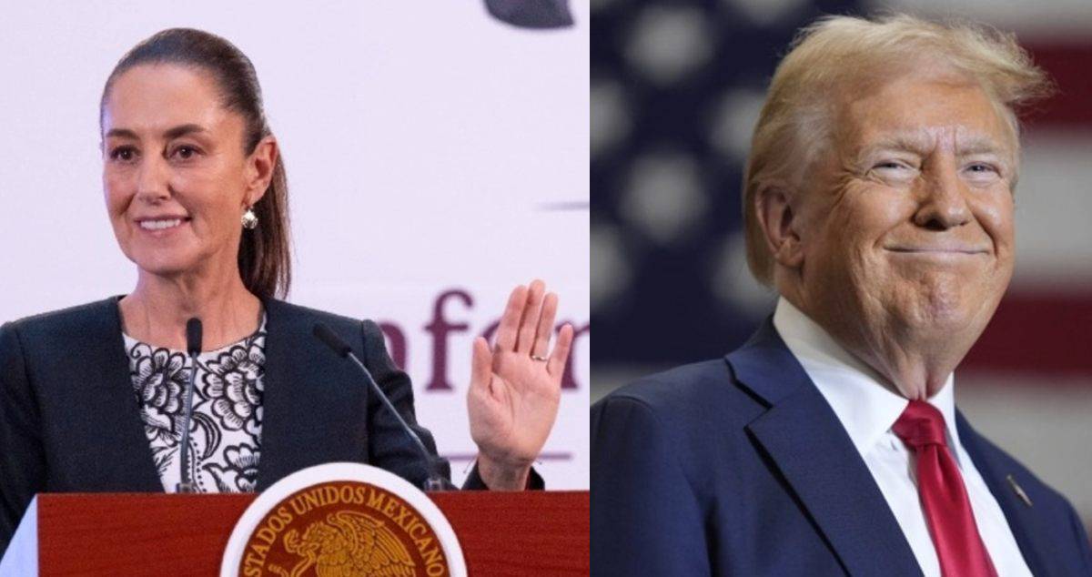 Claudia Sheinbaum felicita a Donald Trump por su triunfo electoral