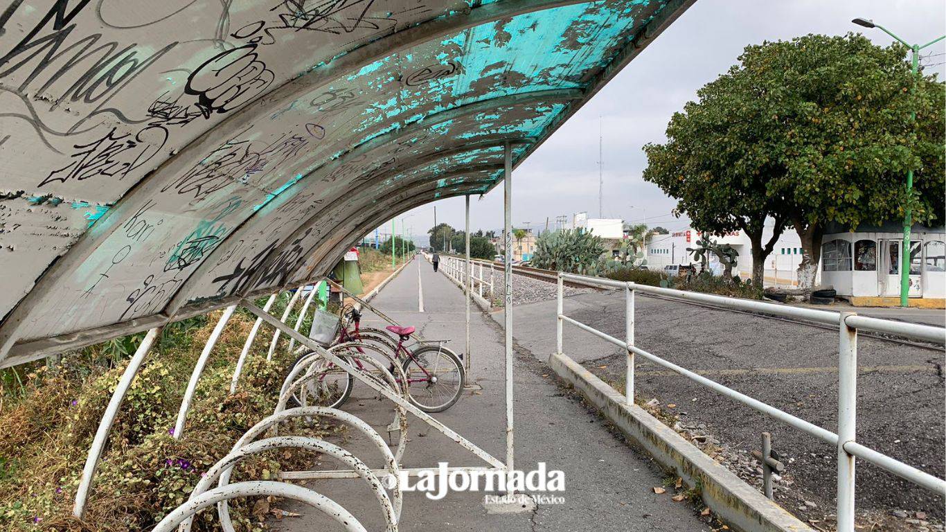 Ecatepec: Falta de mantenimiento y vigilancia afecta las ciclopistas