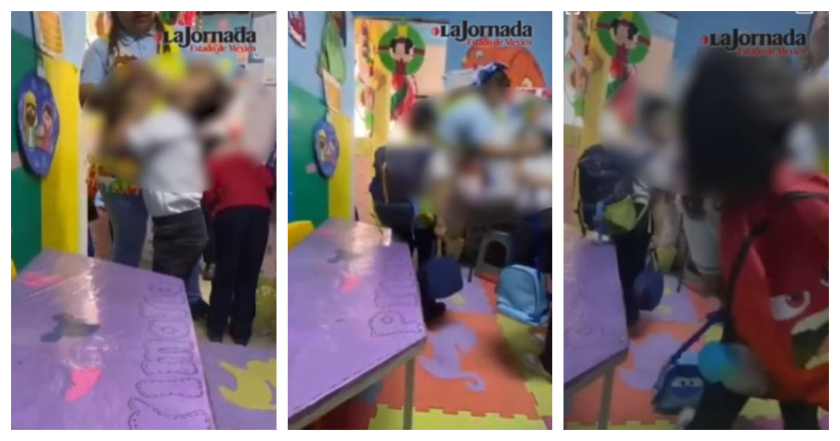 Captan en VIDEO a maestra golpeando a niños en escuela de neurodesarrollo en Coacalco, Edomex