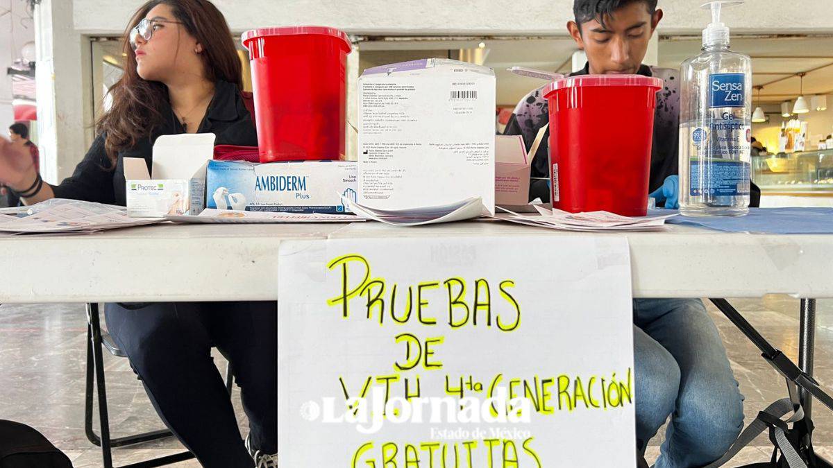 Realizan pruebas de detección de VIH gratuitas en Toluca