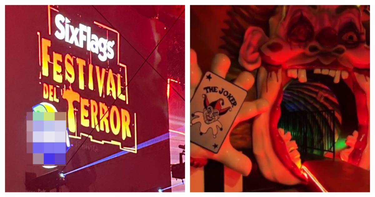 FOTO: ‘Monstruo’ en Festival del Terror en Six Flags abusa de amigas de 15 y 16 años de edad