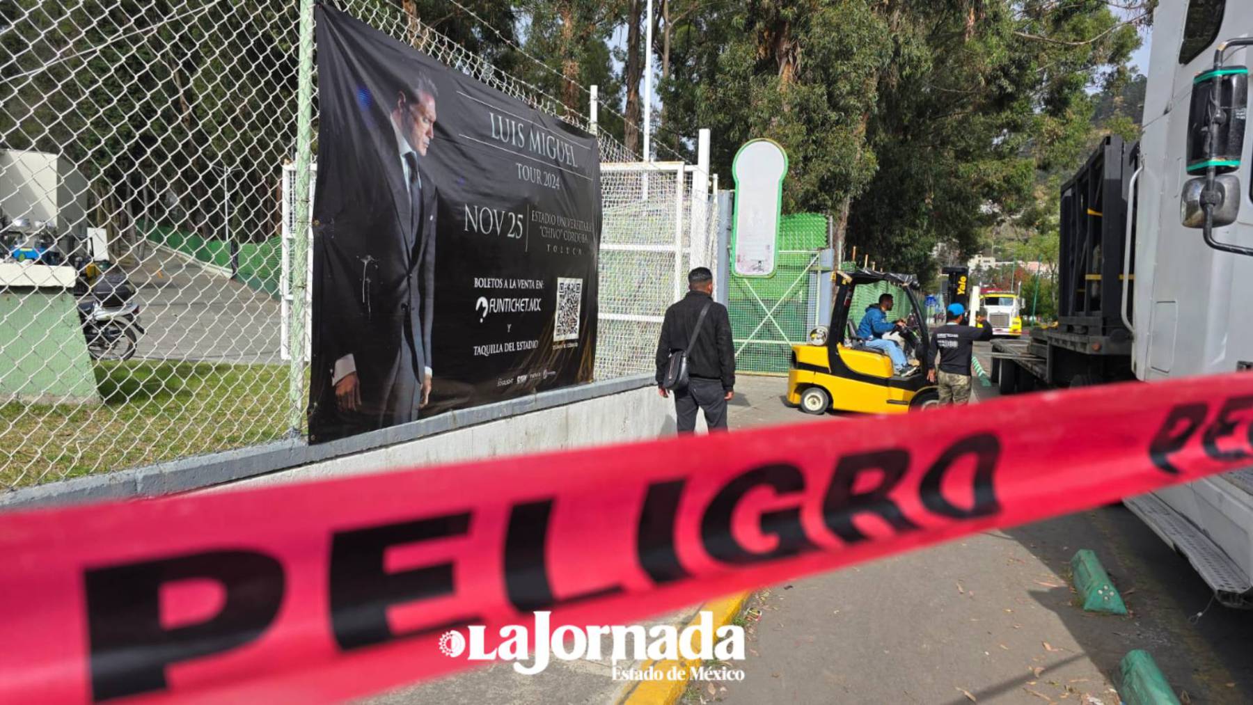 Cierre de calles en Toluca por concierto de Luis Miguel