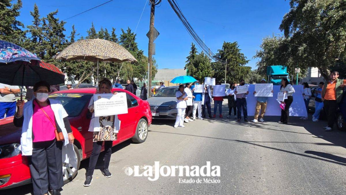 Trabajadores del ISEM exigen pago de salarios y condiciones dignas de trabajo