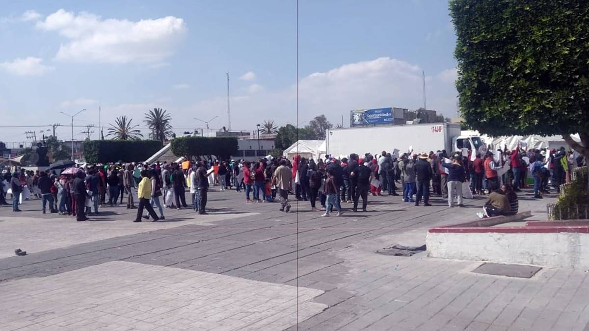 Nezahualcóyotl: protestan recolectores de basura y no asalariados