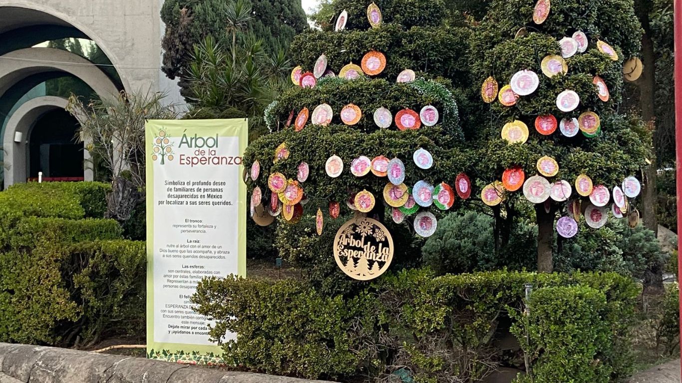 Ecatepec: Instalan “Árbol de la Esperanza” por los desaparecidos