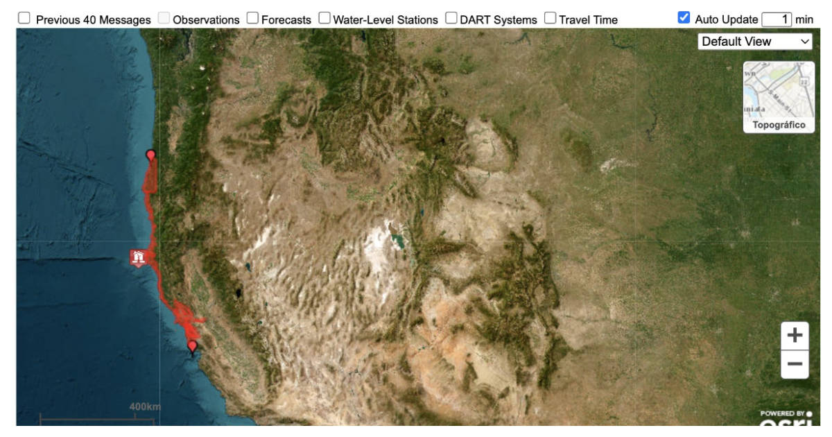 VIDEO: Se registra sismo magnitud 7.0 en California, EU; hay alerta de tsunami