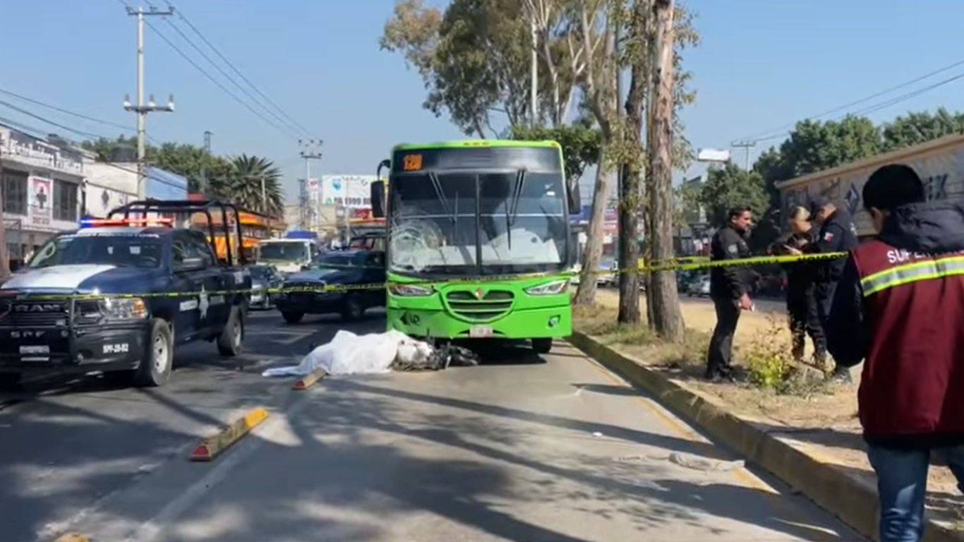 Ecatepec: Motociclista muere tras ser arrollado por un autobús en Nuevo Laredo