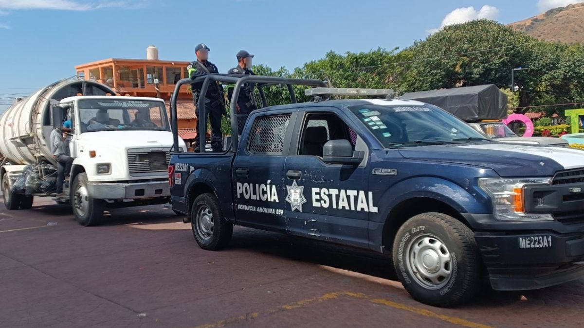 Implementan Operativo Sur de seguridad en el municipio de Santo Tomás.